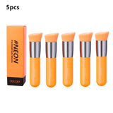 Orange Neon Foundation Brush (5PCS)