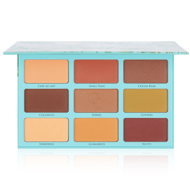 (Only ship to EU&US)Tropical 9 Color Contour Palette