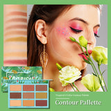 (Only ship to EU&US)Tropical 9 Color Contour Palette