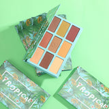 (Only ship to EU&US&UK)Tropical 9 Color Contour Palette