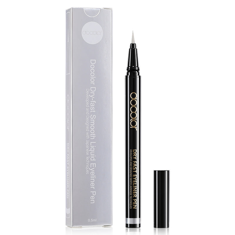 Docolor Dry-Fast Smooth Liquid Eyeliner Pen-Silver