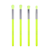 Neon Green 4pcs  Eye Brushes Set