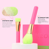 Docolor makeup brushes Neon Hot Pink 18pcs Makeup Brush set 100% vegan and cruelty-free best makeup brushes pink makeup brushes professional makeup brushes Instagram makeup brush Docolor brushes natural makeup looks euphoria makeup