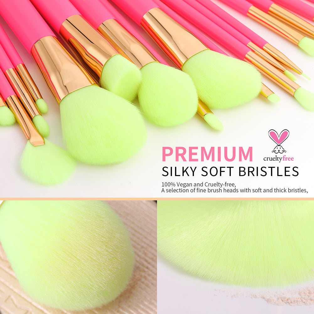 Pink outlet makeup brushes