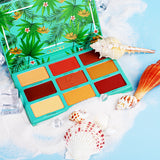 (Only ship to EU&US&UK)Tropical 9 Color Contour Palette