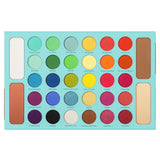 Docolor Eyeshadow palette Tropical 34 Color Eye Shadow Palette colorful eyeshadow glitter eyeshadow best eyeshadow palette Instagram eyeshadow euphoria makeup