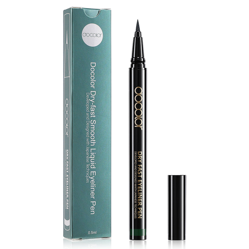 Docolor Dry-Fast Smooth Liquid Eyeliner Pen-Green