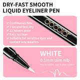 All Day Black Professional Makeup Liquid Eye Liner Pencil for Women