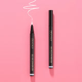 Black White Eyeliner Pencil Quick Drying Smooth Waterproof Long Lasting Highlight Silkworm Eye Liner Pen Brighten Eyebrow Makeup