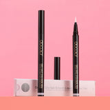 Black White Eyeliner Pencil Quick Drying Smooth Waterproof Long Lasting Highlight Silkworm Eye Liner Pen Brighten Eyebrow Makeup