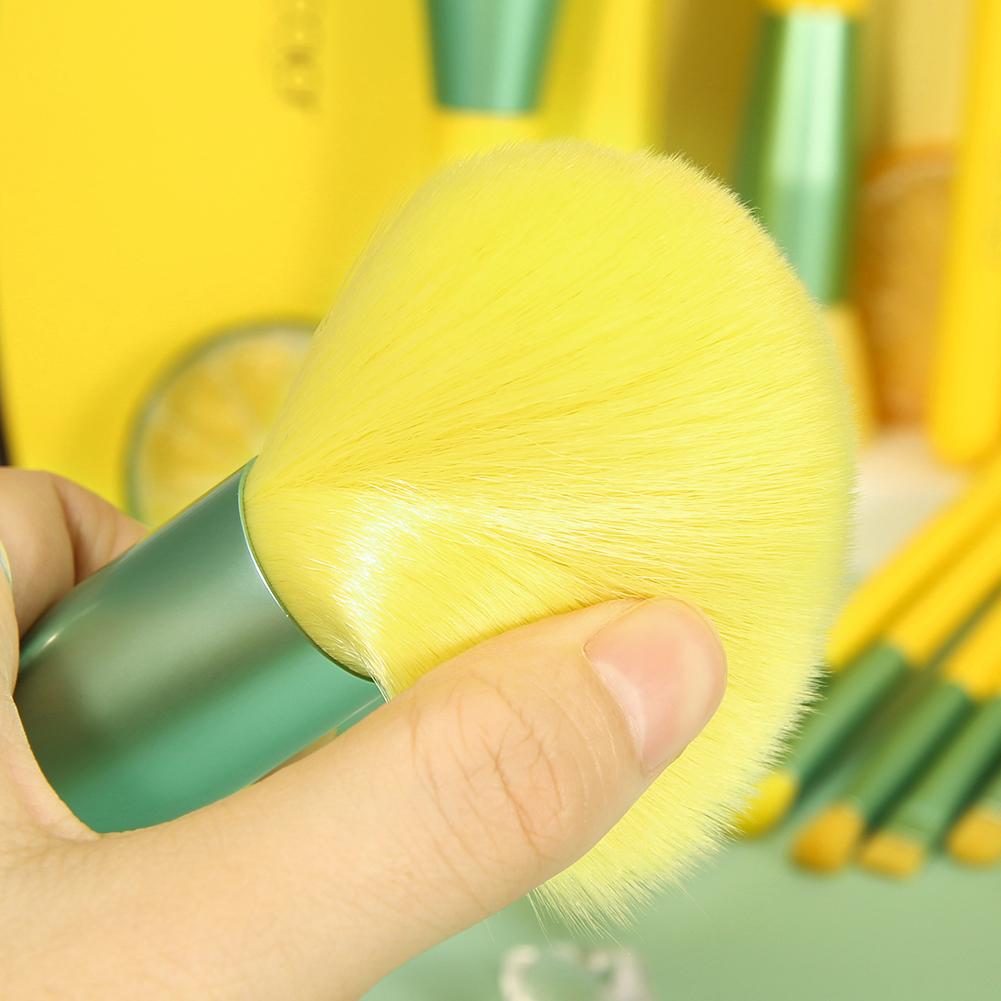 Lemon-13-Piece Makeup Brush Set DOCOLOR OFFICIAL