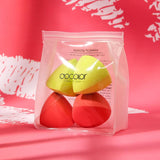 Neon Makeup Sponge Collection - 4pcs DOCOLOR OFFICIAL