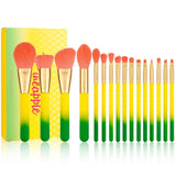 Pineapple - 16 piece Makeup Brush Set