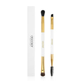 Professional Eyebrow Brush With Eyebrow Comb - White DOCOLOR OFFICIAL