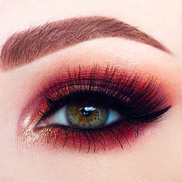 Buy red eyeshadow top