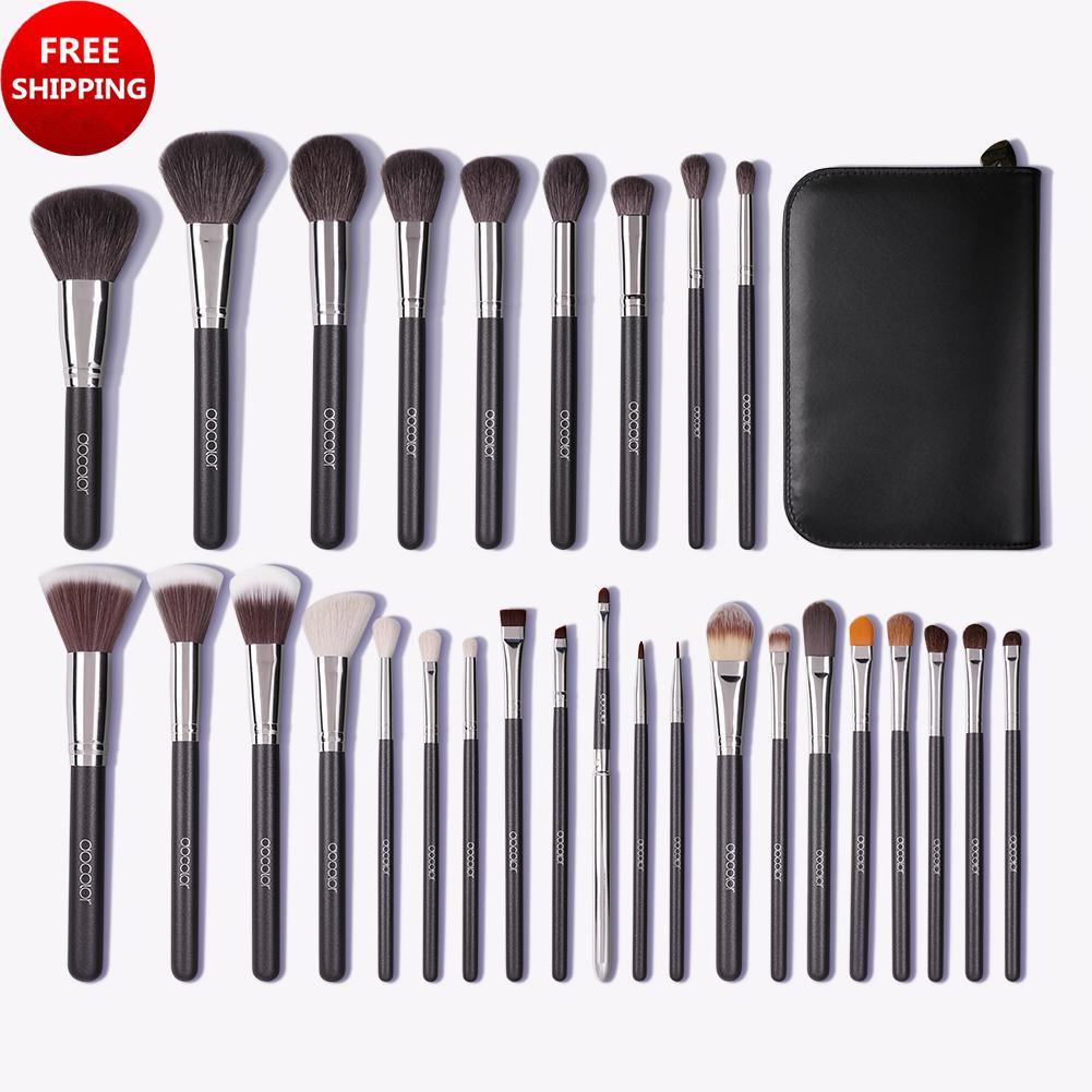 Docolor Pro - 29 Pieces Professional Book Makeup Brush Set