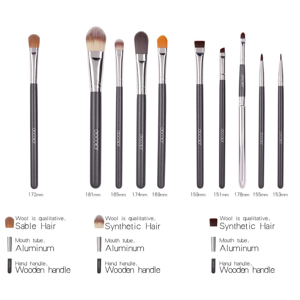 Studio Series Professional - 29 Pieces Book Makeup Brush Set DOCOLOR OFFICIAL