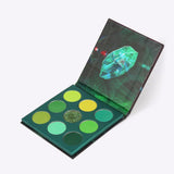 Docolor Eyeshadow palettes Gemstone Collection 9 Colors Shadow Palette(TIME)GREEN series colorful palette glitter eyeshadow best eyeshadow palette popular eyeshadow brand best seller euphoria makeup