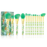 Tropical - 14 piece Makeup Brush Set